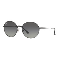RayBan雷朋2019年春夏太阳眼镜圆形时尚渐变色墨镜0RB3612D 002/11黑色镜浅灰色渐变深灰色镜片尺寸