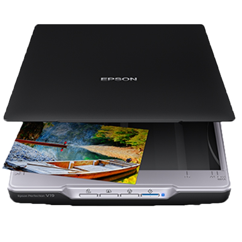 爱普生(EPSON)V19 照片文档扫描仪 平板式扫描仪 家庭办公扫描方案解决