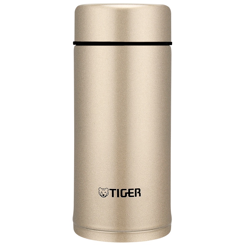 虎牌(tiger)保温杯MMP-A20C香槟金 NH304不锈钢真空杯 商务办公水杯 200毫升