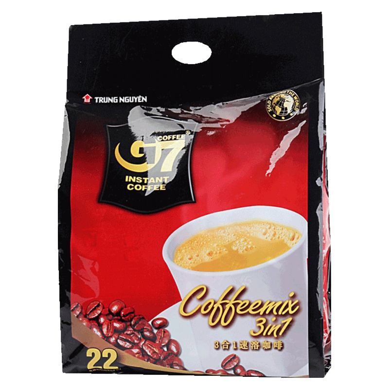 越南进口中原G7 coffee原味三合一即速溶香浓咖啡粉352g袋装