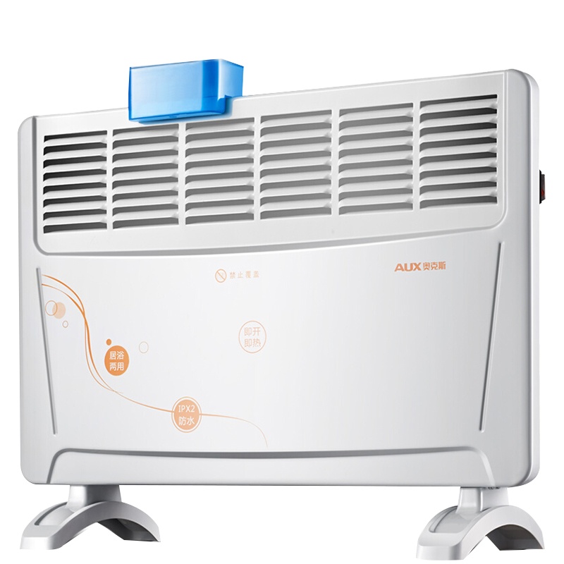 奥克斯取暖器小太阳家用烤火炉卧室客厅宿舍电暖器浴室防水电暖气居浴两用电热炉壁挂欧式快热炉 NDL200-B29