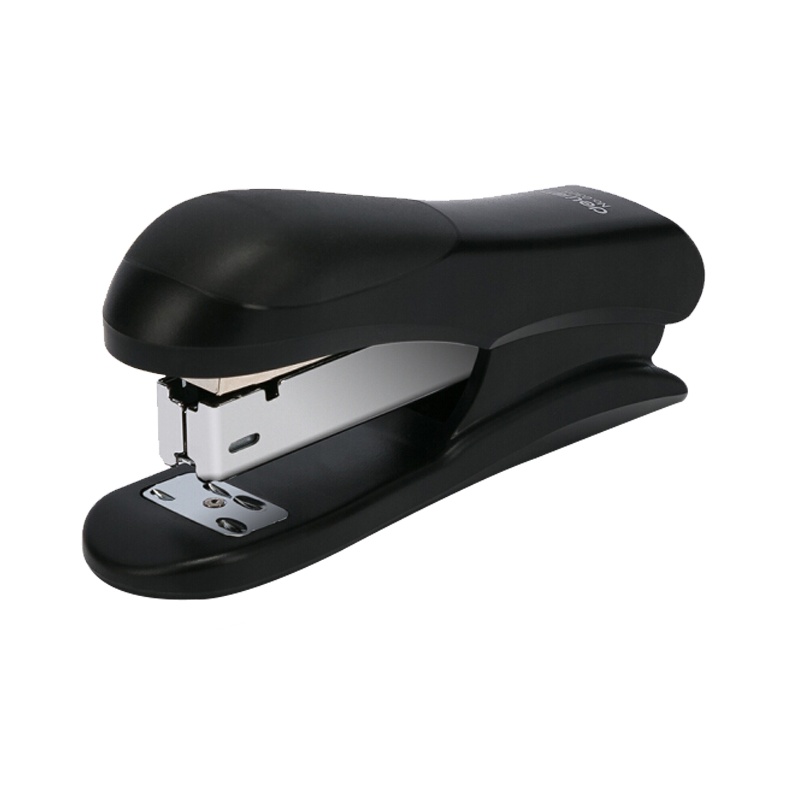 得力0305 12#结构稳固订书机/订书器(最大可装50枚钉 支持24/6 26/6针) 黑色