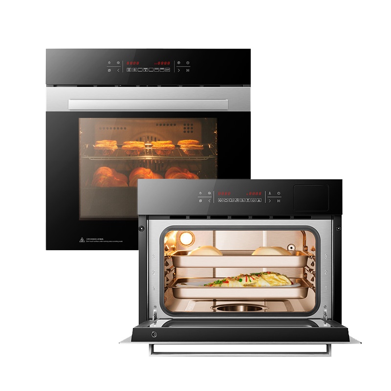 [老板(ROBAM)智能生活]嵌入式烤箱嵌入式蒸箱智能R0KI套装家用烘焙智能套装R075+S275