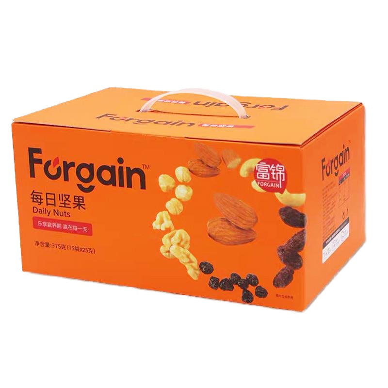 富锦 每日坚果 均衡营养搭配混合干果果干 375克装/盒