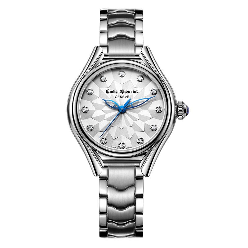 艾米龙(Emile Chouriet)手表净雅系列 精钢表带石英女表61.2189.L.6.6.27.6