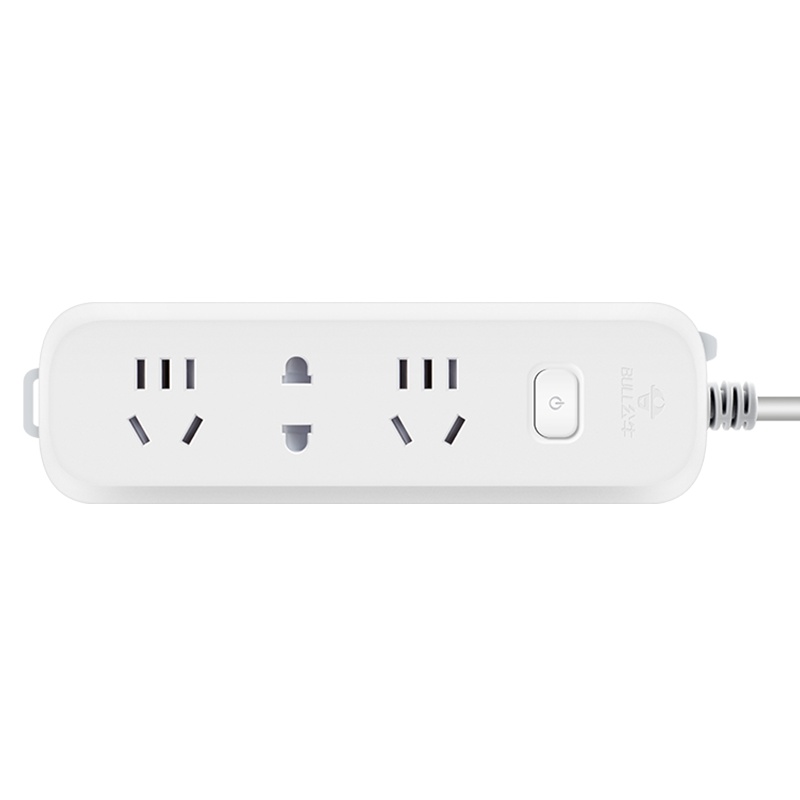 公牛(BULL)插座 GN-B5120 新国标3插位总控开关全长1.8米 带保护门电源插座/接线板/拖线板