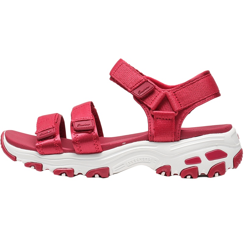 Skechers斯凯奇女凉鞋D‘lites厚底魔术贴休闲鞋31514