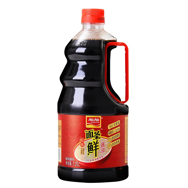 加加特级面条鲜酱油1.25L 凉拌炒菜蘸食调味生抽酿造酱油