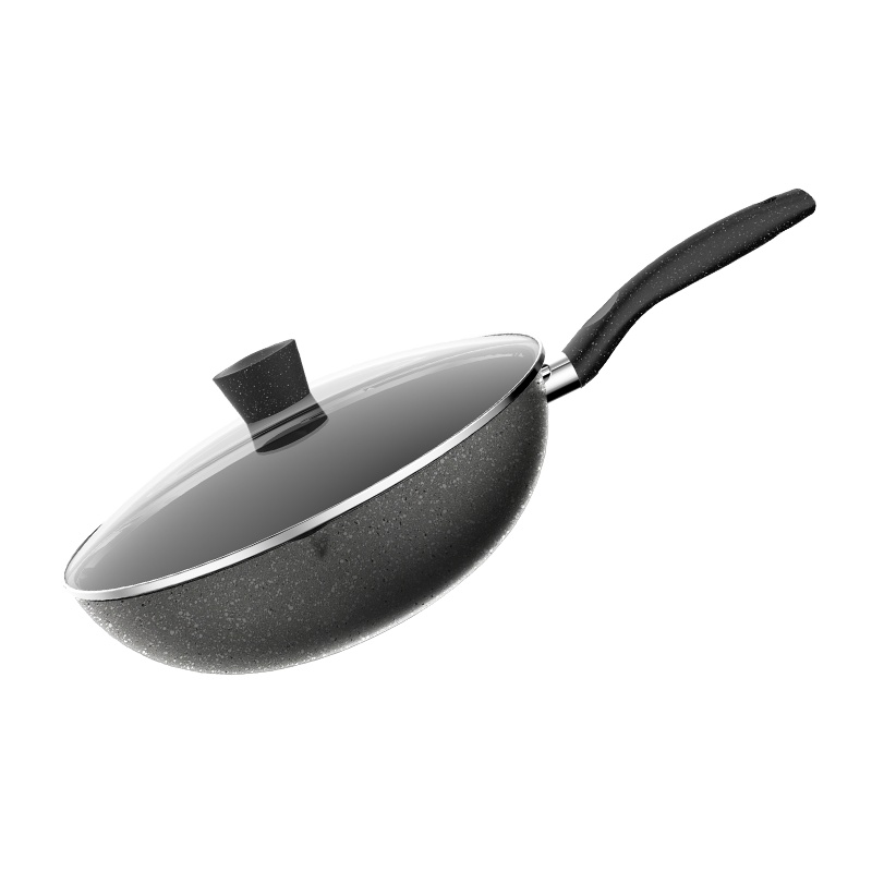 美的炒锅不粘锅炒菜锅30cm煎锅家用平底锅电磁炉专用燃气煤气灶适用MP-CJ30Wok301