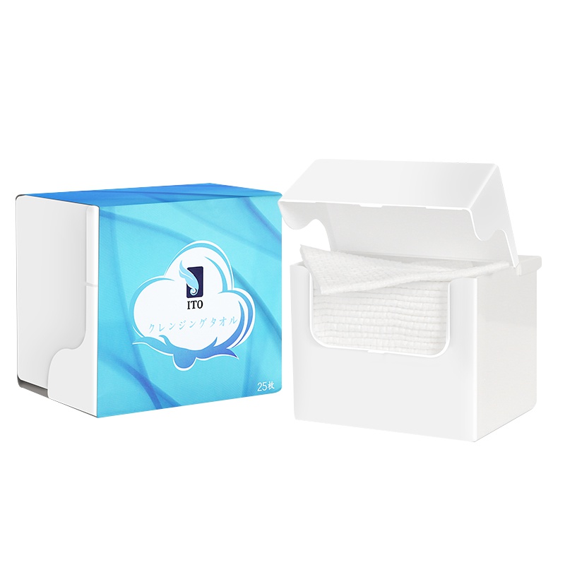 日本ITO洗脸巾盒装抽取式洁面巾套装一次性洗脸巾女旅行美容