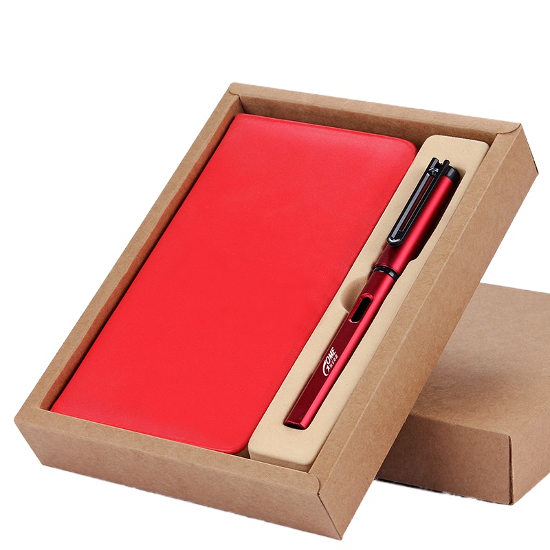 A5笔记本套装定制商务办公会议记事本签字笔