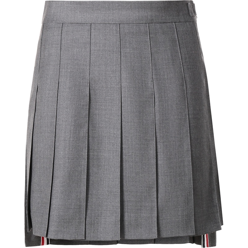 THOM BROWNE 汤姆·布朗 女士羊毛百褶短裙 FGC402V 00626