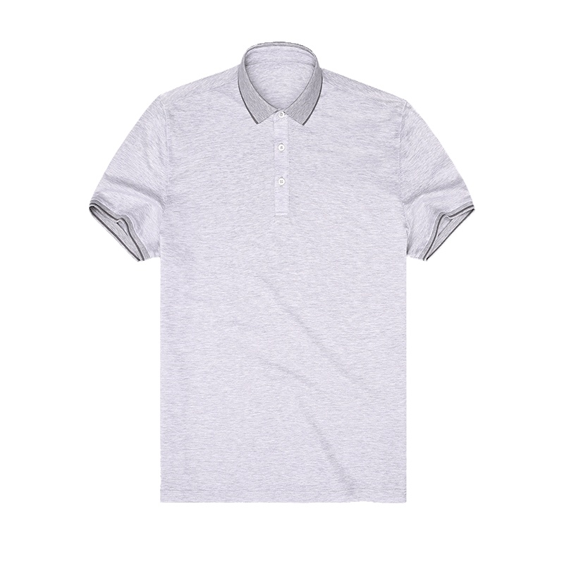 布先生新款夏季棉麻透气短袖T恤男 翻领轻商务男装体恤tAT10425