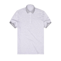 布先生新款夏季棉麻透气短袖T恤男 翻领轻商务男装体恤tAT10425