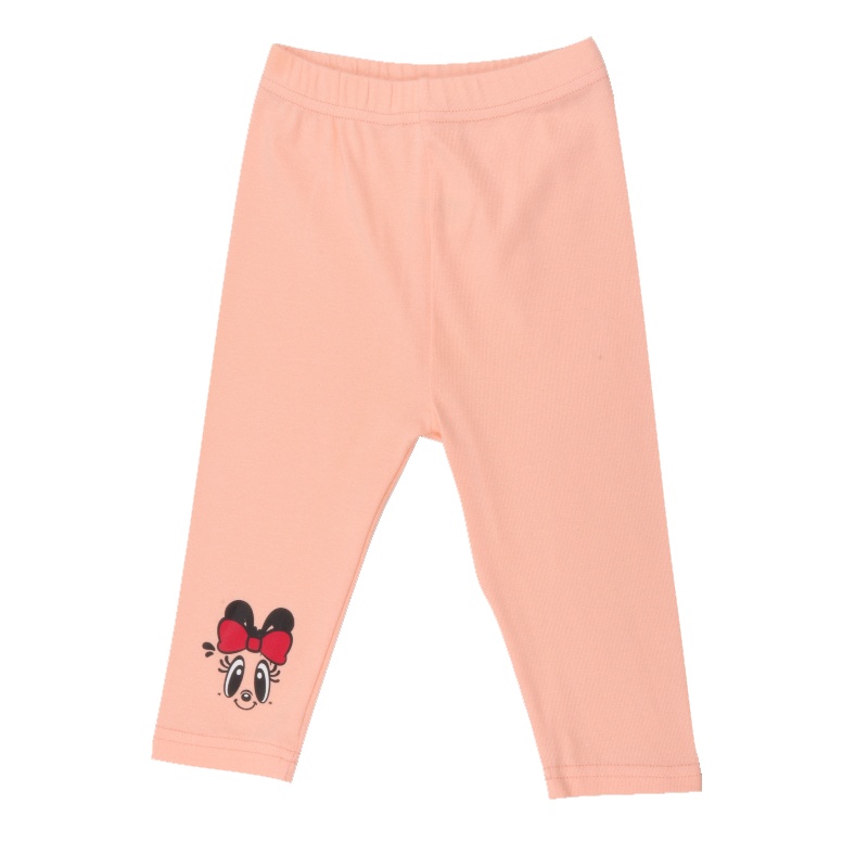 巴布豆配饰女童打底裤七7分裤五短裤夏季薄款宝宝外穿冰丝儿童打底裤