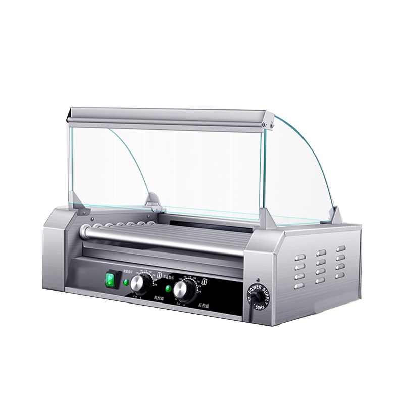 飞天鼠(FTIANSHU) 7管双控温不锈钢烤肠机 配罩子