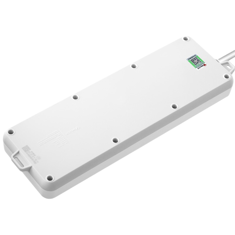 公牛插座 GN-218 10孔5米插排 电源插座 经典白色接线板 插线板 10孔位 5米长