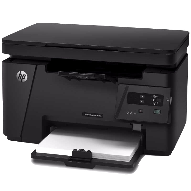 惠普(HP)LaserJet Pro M126A 黑白A4激光一体机(打印 复印 扫描)(尊享服务)