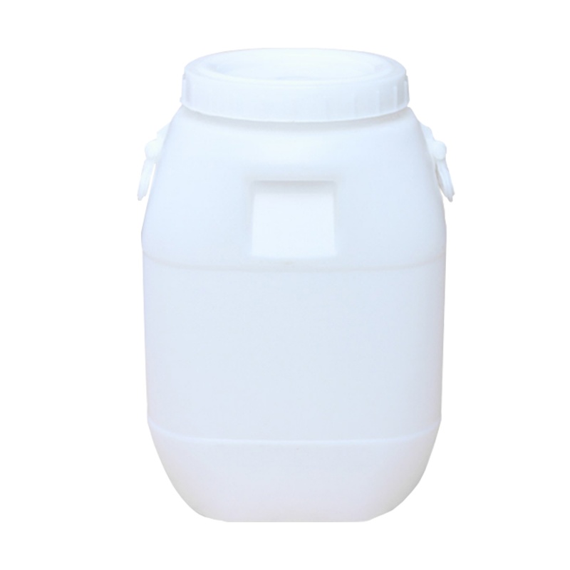 工霸（GONGBA）扁型塑料桶 方型塑料水桶 白扁桶 50L