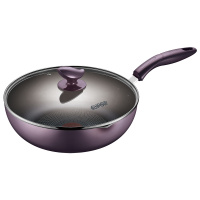 苏泊尔火红点煎炒锅少油烟不粘锅电磁炉炒菜锅平底锅具无PJ28R4