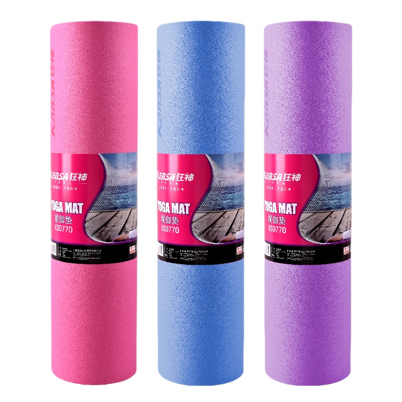 狂神瑜伽垫初学者男女士加厚加宽发泡瑜珈健身舞蹈地垫0768