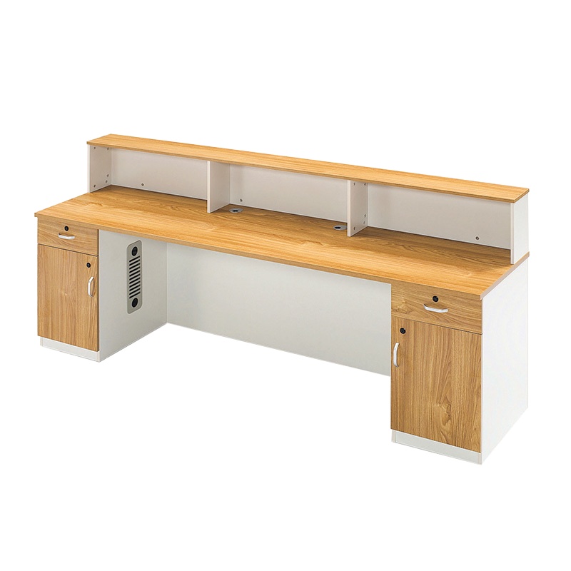 匡大 接待台2.4米前台桌 商务办公接待桌