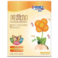 英氏(engnice) 宝宝面条 美食加鳕鱼蔬菜营养彩蝶面 蝴蝶面 宝宝果蔬面面片 婴儿辅食 不添加食盐