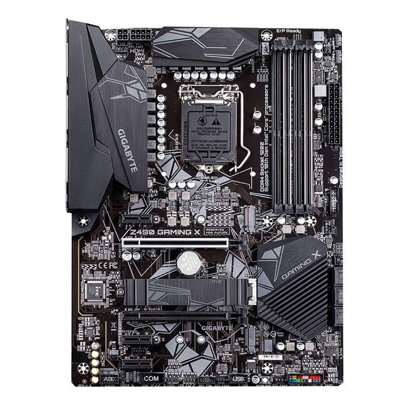 技嘉Z490 GAMING X主板台式机电脑ATX游戏大板 支持十代处理器CPU