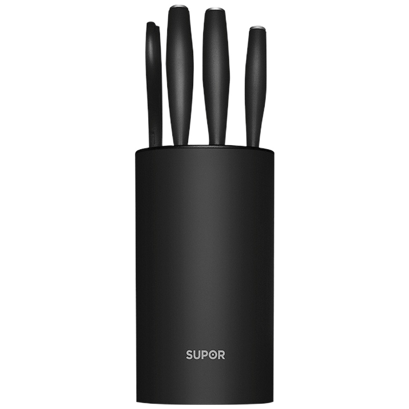 苏泊尔(SUPOR)尖锋系列Ⅰ六件套B.魅力黑 家用套刀厨房刀具套装切肉菜刀不锈钢尖锋系列Ⅰ六件套刀具 TK1936E