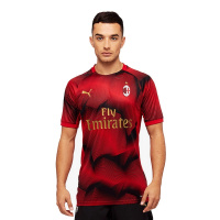 彪马男士春季(PUMA)AC Milan AC米兰足球运动上装训练服短袖T恤486602