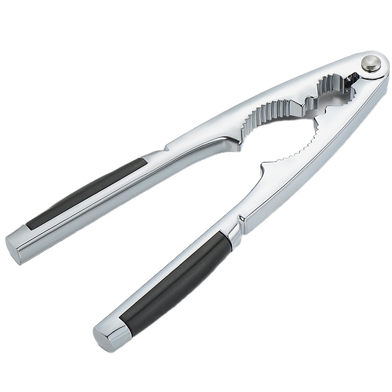 核桃夹 松子钳不锈钢色开山核桃夹子坚果剥壳器纳丽雅 剥瓜子工具