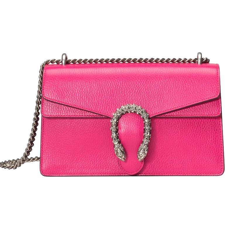 [海外直邮]GUCCI 古驰女包Dionysus系列粉色小号链条单肩斜挎包400249 CAOGN 5767