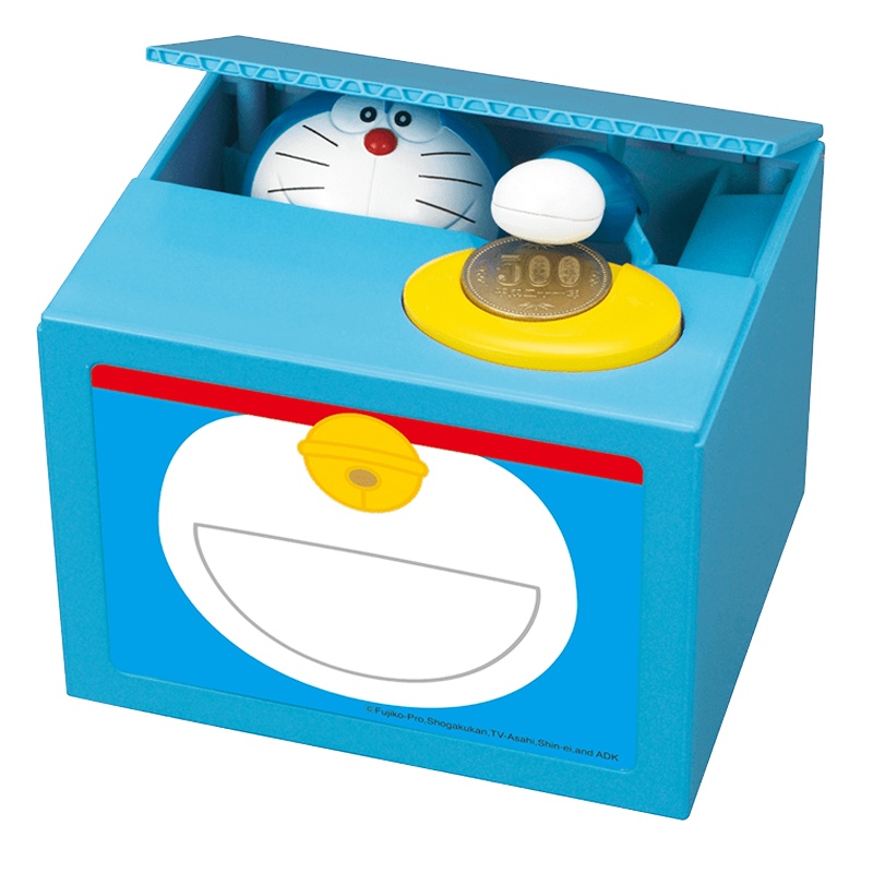 SHINE 上延 哆啦A梦动漫存钱罐新奇玩具6岁以上适用
