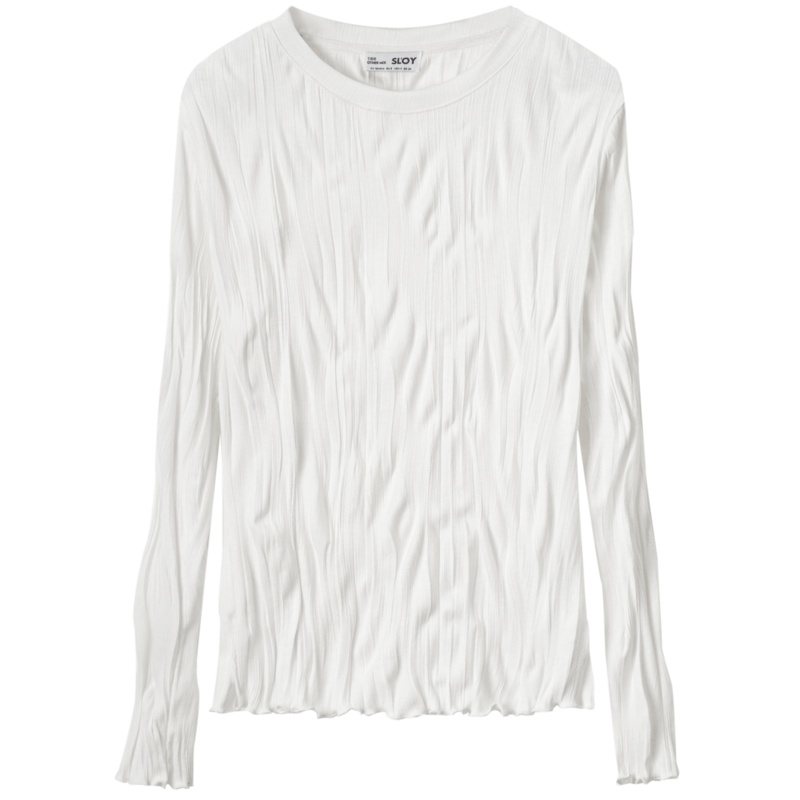 OtherMix打底衫T恤女长袖2021年新款圆领内搭宽松韩版春洋气上衣