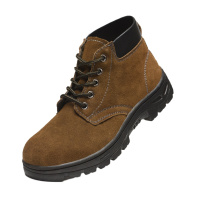 谋福 9623 劳保鞋 钢包头防砸防刺 中帮焊工鞋 透气安全鞋 防滑工作鞋 中帮防砸防刺 36码