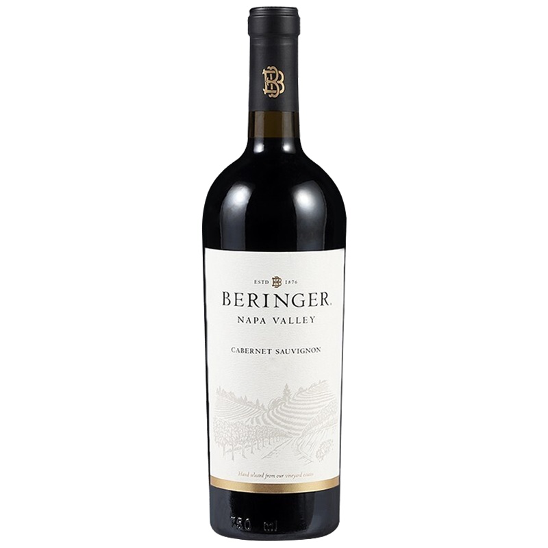贝灵哲(Beringer) 纳帕谷赤霞珠干红葡萄酒750ml 红酒 美国进口 [富邑旗下]