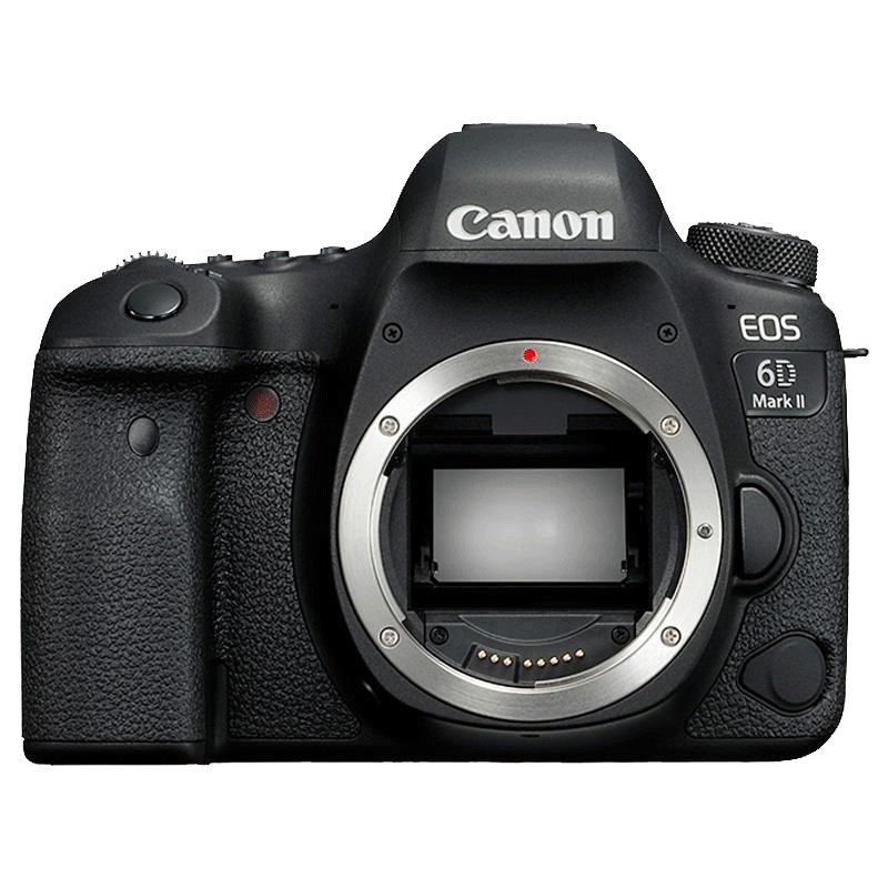 佳能(Canon)EOS 6D2 数码相机专业单反机身 全画幅CMOS 锂电池LP-E6N 约2620万像 双核CMOS