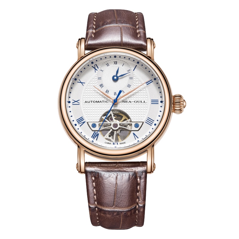 海鸥表(SEAGULL) 男士双时区天河偶时系列自动机械男表6040系列