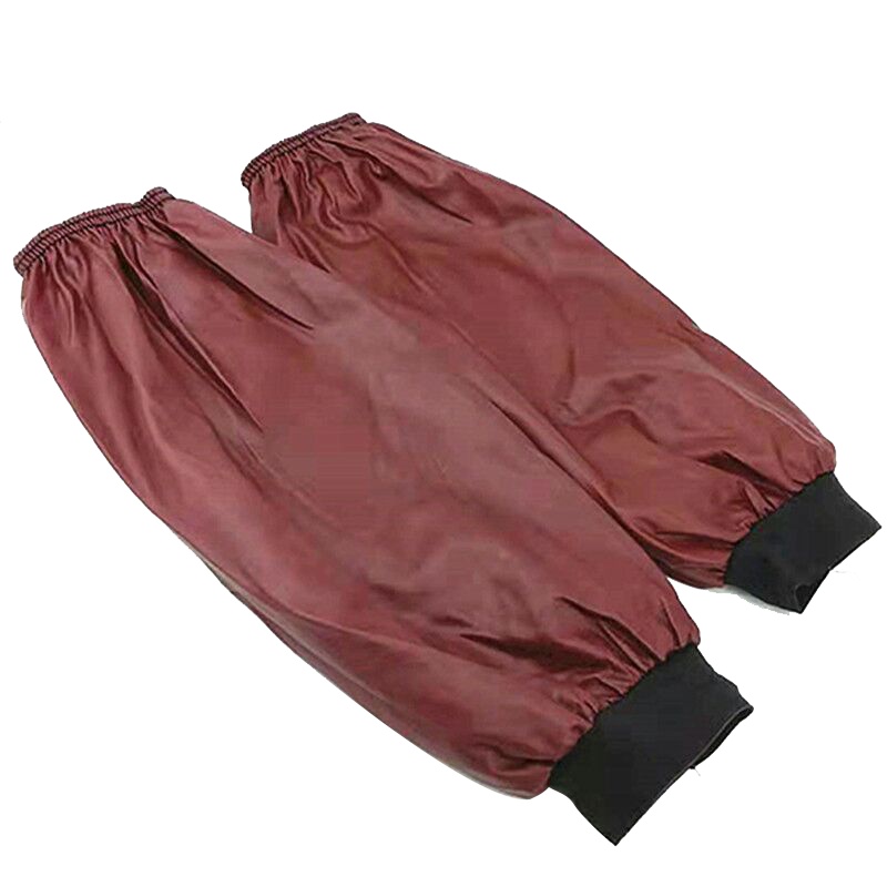 规格[长37cm宽17 50双]加厚皮革套袖防水防油污袖套长款保暖秀子套皮套袖家居清洁用品