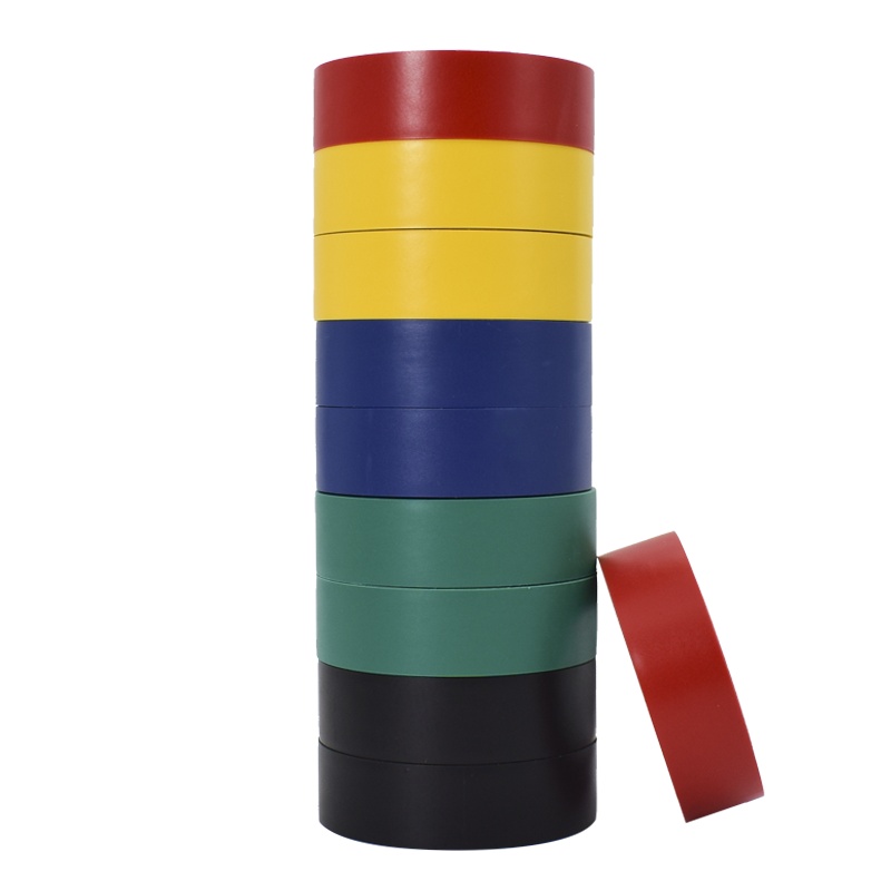 [苏宁自营]勒塔(LETA)工具 彩色绝缘胶带电工标记胶带10m*18mm(10卷装) 耐磨防潮耐酸碱LT-PPE553