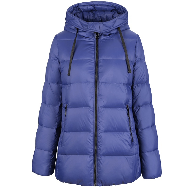 高梵(GOLDFARM)秋冬韩版抽绳连帽时尚宽松显瘦羽绒服女短款羽绒服