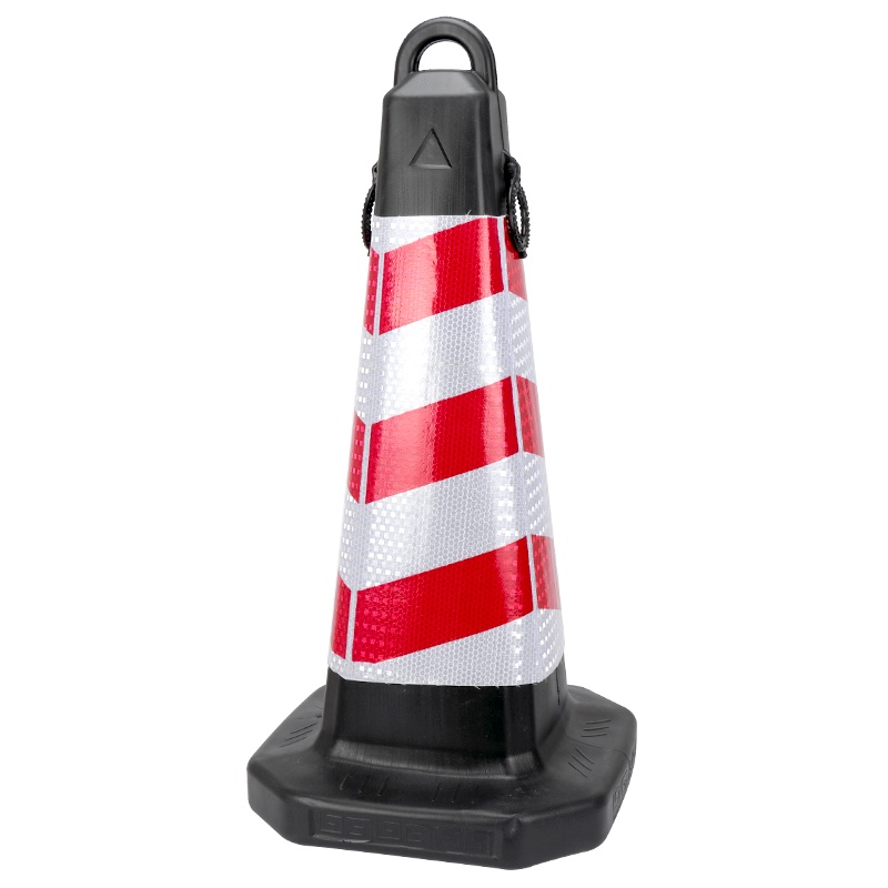 反光路锥塑料反光方锥请勿泊车禁止停车牌雪糕筒路障警示柱橡胶交通设施路锥方锥塑料路锥