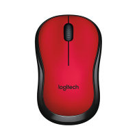 罗技(Logitech)M220无线轻音鼠标光电USB家用商务办公台式机笔记本电脑 红色