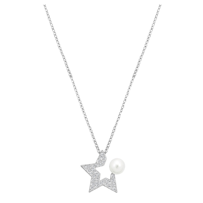 SWAROVSKI施华洛世奇星星珍珠水晶项链 人造水晶 送恋人 女士5215275