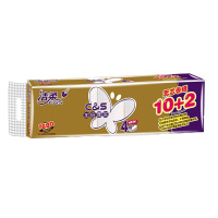 洁柔金尊4层无芯卷纸12卷1800克 12卷/提 5提/件