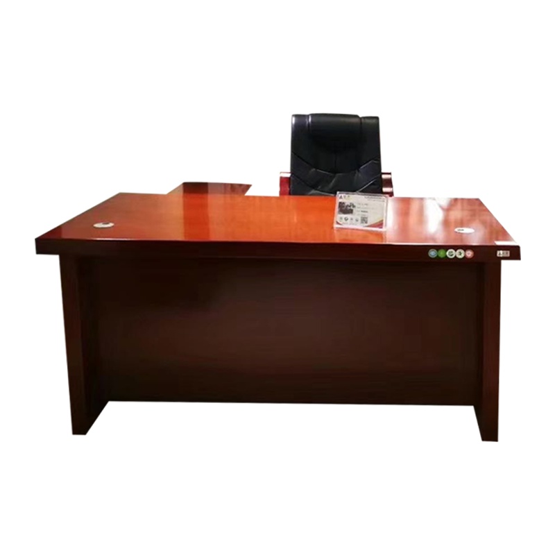 榭邦 办公家具 现代中式电脑桌 1.6米员工办公桌 班台6号职员台 1600*800*760mm 胡桃色