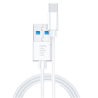 苏宁小Biu苹果手机快速数据线适用iphone12pro/11X/XR7P8P快充适配充电器正品USB连接线[一年保修]