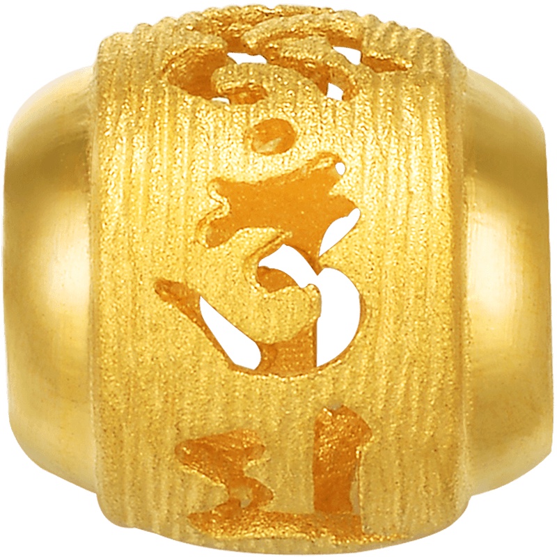 周生生(CHOWSANGSANG) 黄金(足金)大明咒串珠吊坠85730P 计价