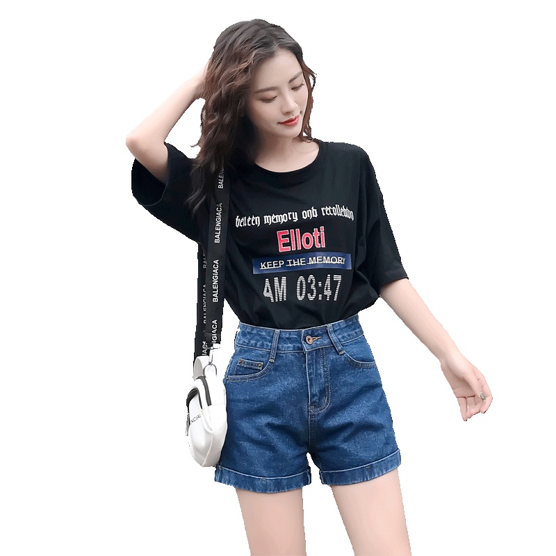 天淳尔夏款 百搭牛仔短裤DTH-992