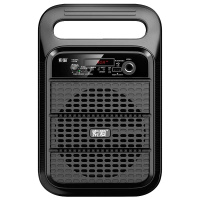 索爱蓝牙音箱广场舞音响手提音箱户外便携式K歌小型大功率叫卖家用地摊喊话收款码播放器电脑音箱F88[带1个无线话筒]